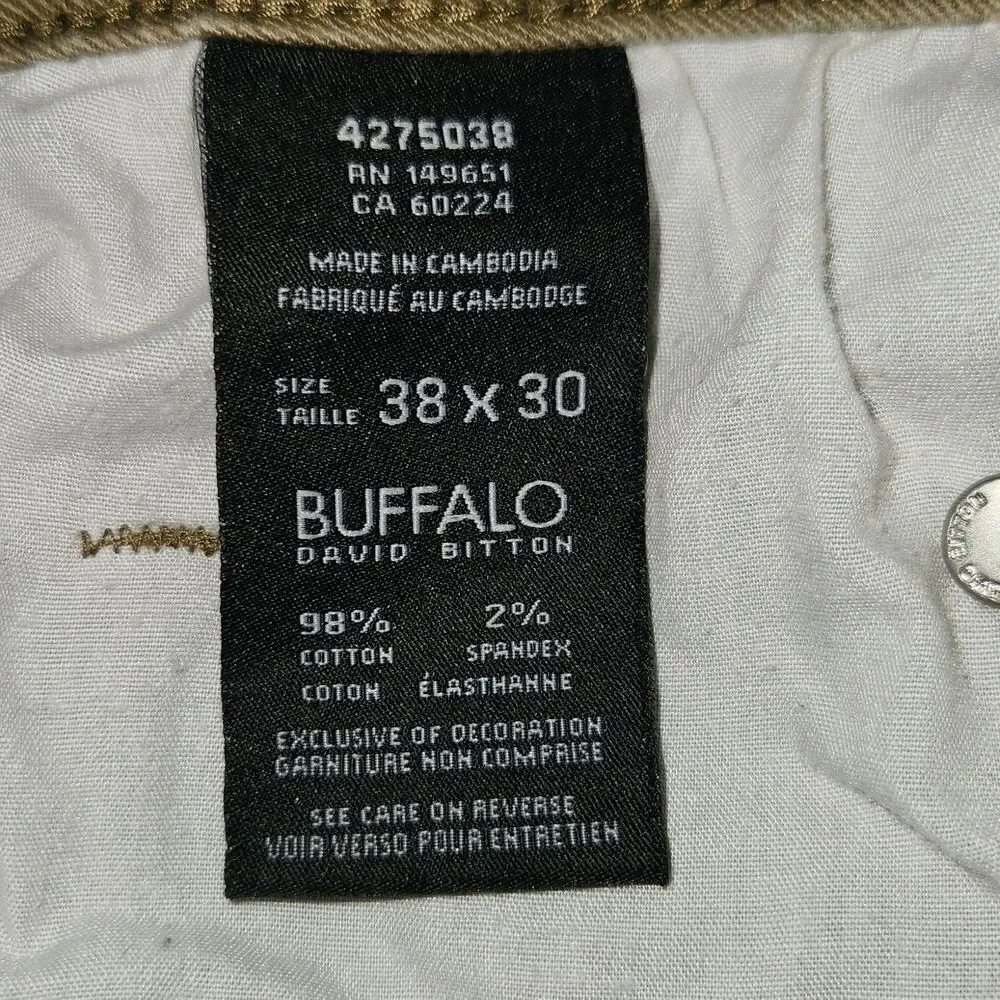Buffalo David Britton Sam X Tan Jeans 34×30